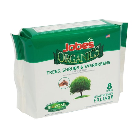 Jobes Jobe's Organic Shrubs/Trees/Vegetables 8-2-2 Plant Fertilizer 8 pk 1210